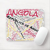 Delikate Angola Flag Farben Patriotic Mousepad (Mit Mouse)