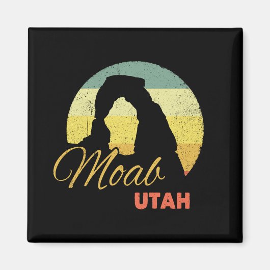 Delikate Arch wie Moab Utah Souvenir Magnet (Vorne)