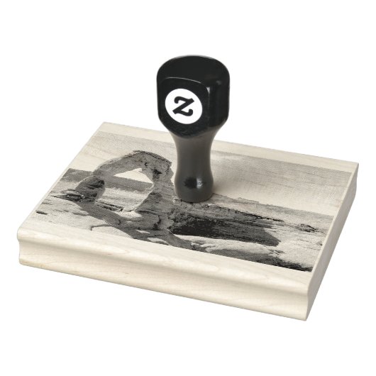 Delikate Arch Wooden Briefmarke Gummistempel (Stempel)