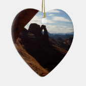 Delikate Arche through Rock Window at Arches Keramikornament (Rechts)