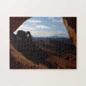 Delikate Arche through Rock Window at Arches Puzzle (Horizontal)