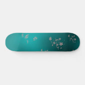 Delikate asiatische Blume Skateboard (Horizontal)