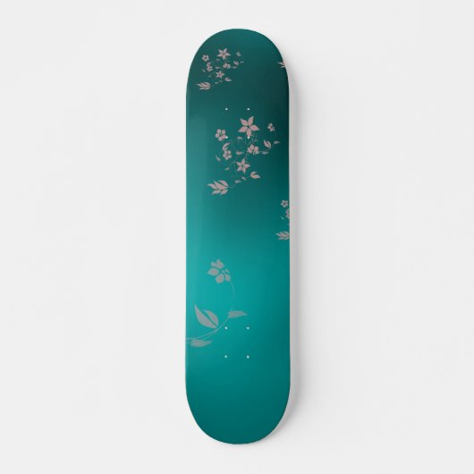 Delikate asiatische Blume Skateboard (Vorne)
