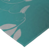 Delikate asiatische Blume Tischdecke (Schrägansicht)