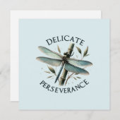 Delikate Ausdauer - Künstlerische Libelle (Vorne/Hinten)