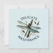 Delikate Ausdauer - Künstlerische Libelle (Vorderseite)