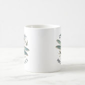 Delikate Ausdauer - Künstlerische Libelle Kaffeetasse (Mittel)