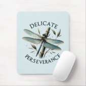Delikate Ausdauer - Künstlerische Libelle Mousepad (Mit Mouse)