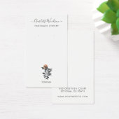 Delikate Blätter Illustration Earring Display Card (Schreibtisch)