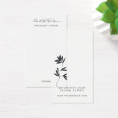 Delikate Blätter Illustration Earring Display Card (Schreibtisch)