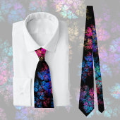 Delikate Blattverzierungen Krawatte