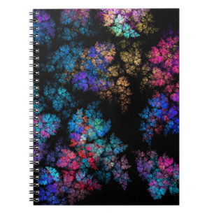 Delikate Blattverzierungen Notizblock