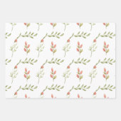 Delikate Blume Buds Geschenkpapier Set (Vorderseite)