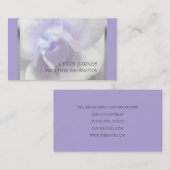 Delikate Blume Business Card Visitenkarte (Vorne/Hinten)