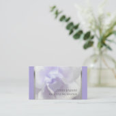 Delikate Blume Business Card Visitenkarte (Stehend Vorderseite)