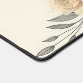 Delikate Blume der Wasserfarbe Schreibtischunterlage (Ecke)