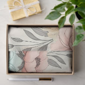 Delikate Blume der Wasserfarbe Seidenpapier (Geschenk)