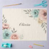 Delikate Blume der Wasserfarbe Seidenpapier (Basteln)