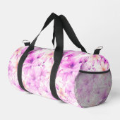 Delikate Blume in Aquarellfarbe Duffle Bag (Rechte Ecke)