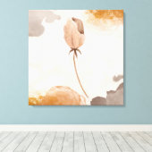 Delikate Blume Leinwanddruck (Insitu (Holzboden))