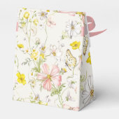 Delikate Blume mit einem Schmetterling im chinesis Geschenkschachtel (Rückseite)