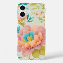 Delikate Blume Muster - Leckerei Sie selbst oder g iPhone 16 Plus Hülle