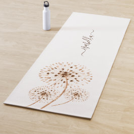 Delikate Blume Personalisiert Yogamatte