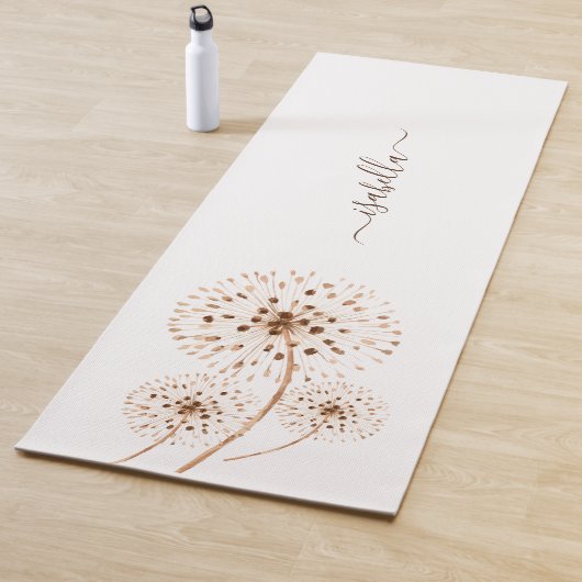 Delikate Blume Personalisiert Yogamatte (Beispiel)