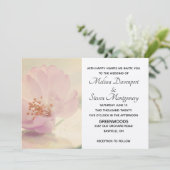 Delikate Blume Soft Pink Cherry Blossom Einladung (Stehend Vorderseite)