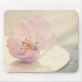 Delikate Blume Soft Pink Cherry Blossom Mousepad (Vorne)