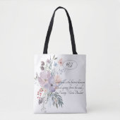 Delikate Blume Tasche (Vorderseite)
