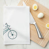 Delikate Blume und Freedom Bike Fans Handtuch (Viertel Falte)