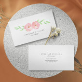 Delikate Blume Visitenkarte