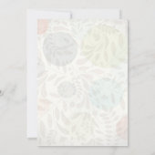 Delikate Blumen 30. Party Einladungen (Rückseite)