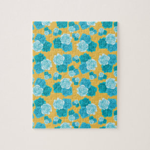 Delikate Blumen Custom Muster Puzzle