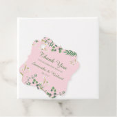 Delikate Blumenhochzeit Geschenkanhänger (Beispiel)