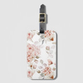 Delikate Blüten und Schmetterlinge Gepäckanhänger (Vorderseite Vertikal)
