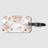 Delikate Blüten und Schmetterlinge Gepäckanhänger (Vorderseite (Horizontal))