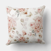 Delikate Blüten und Schmetterlinge Kissen (Rückseite)