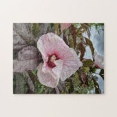 "Delikate Blütenblätter" Hibiskus Blume Puzzle (Horizontal)