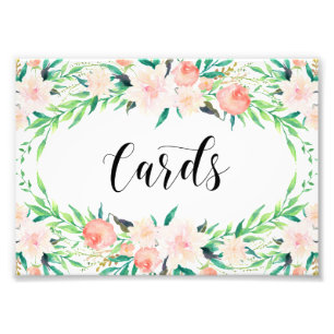 Delikate Bouquet Cards drucken Fotodruck