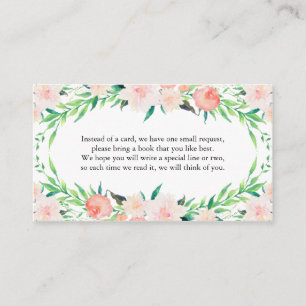 Delikate Buquet Book Request Card Begleitkarte