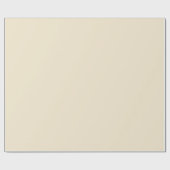 Delikate, cremig beige, solide Farbe Geschenkpapier (Flach)