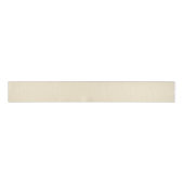 Delikate, cremig beige, solide Farbe Ripsband (Vorderseite)