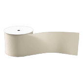 Delikate, cremig beige, solide Farbe Ripsband (Spule)