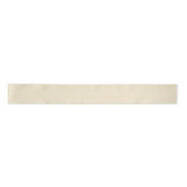 Delikate, cremig beige, solide Farbe Satinband (Vorderseite)