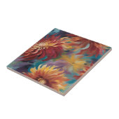 Delikate Dahlias-Blume Fliese (Seite)