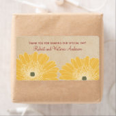 Delikate Daisies Hochzeitstempel, gelb (Insitu)