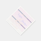 Delikate Damask - Hochzeitspapier Napkins Serviette (Ecke)