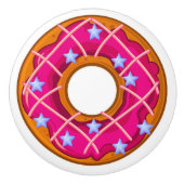 Delikate Dekadent Doughnut / Donut Keramikknauf (Vorderseite)